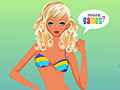 Kjole - Blonde on the beach for at spille online