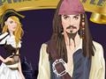 Pirates of the Caribbean: klæde sig ud som Kaptajn Jack Sparrow og Elizabeth for at spille online