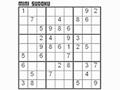 Mini Sudoku for at spille online